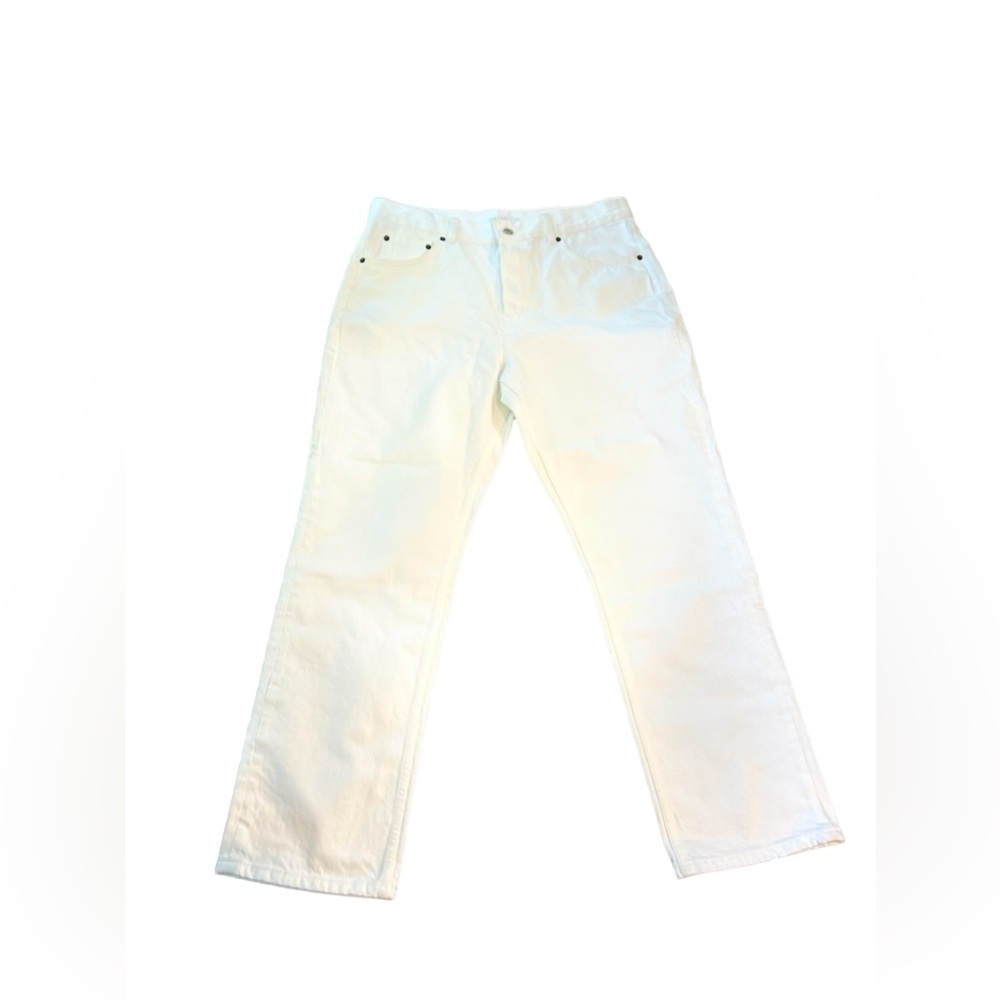 Topshop size 32 white denim jeans‎